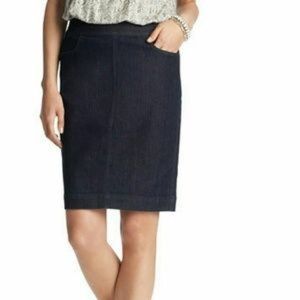 LOFT denim pencil skirt, NWT, size 00P